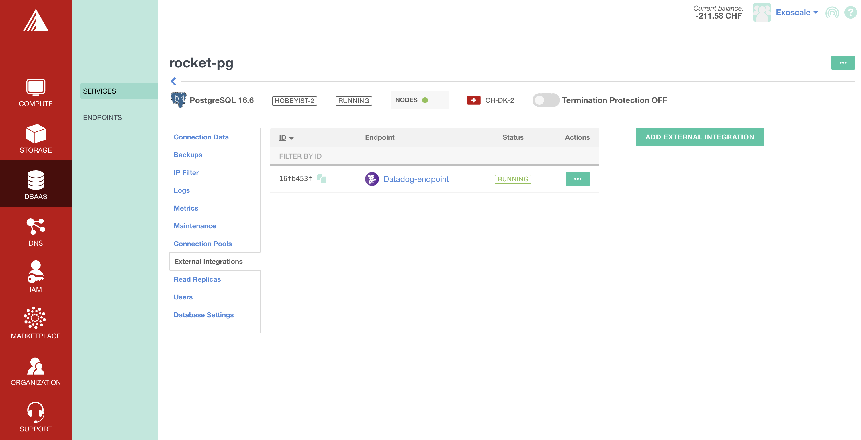 external integrations via portal external integrations via portal