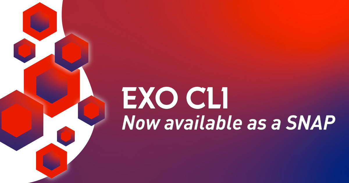 Exoscale command line is now available as a snap!
