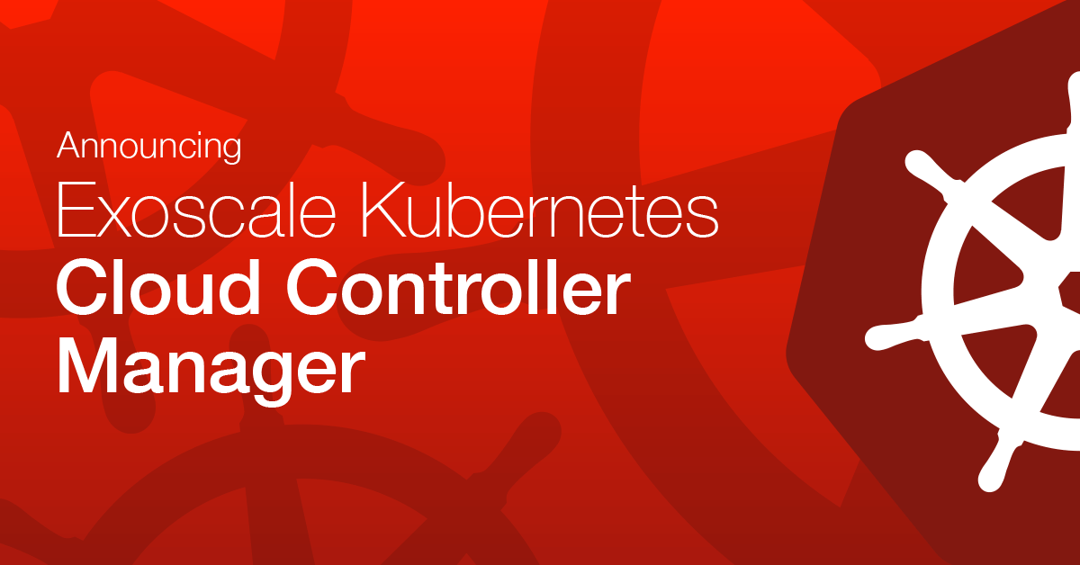 Exoscale Kubernetes Cloud Controller Manager