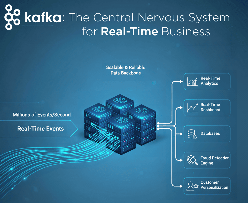 Event Streaming: Highway for all your events illustration of an event streaming