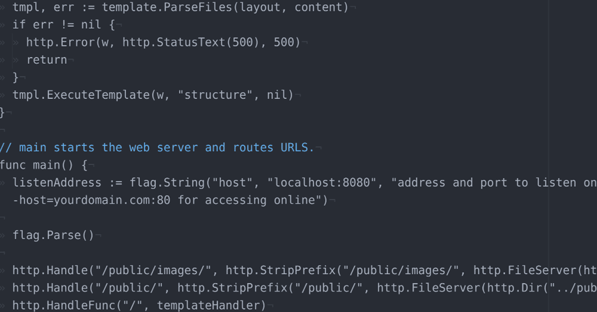 One Package to Serve the Web