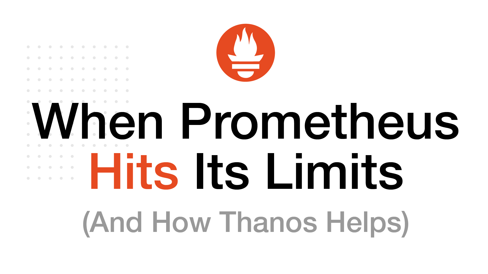 Scaling Prometheus with Thanos: Long-Term Storage, HA, and Global Queries