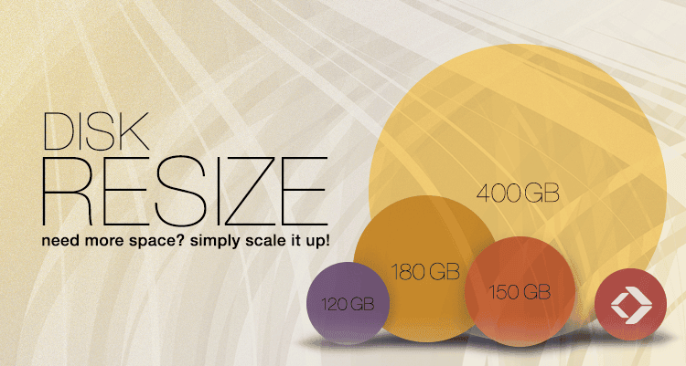 Easily scale up your instance's volume within the console